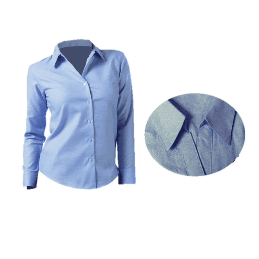 BLUSA OXFORD MANGA LARGA 50-50