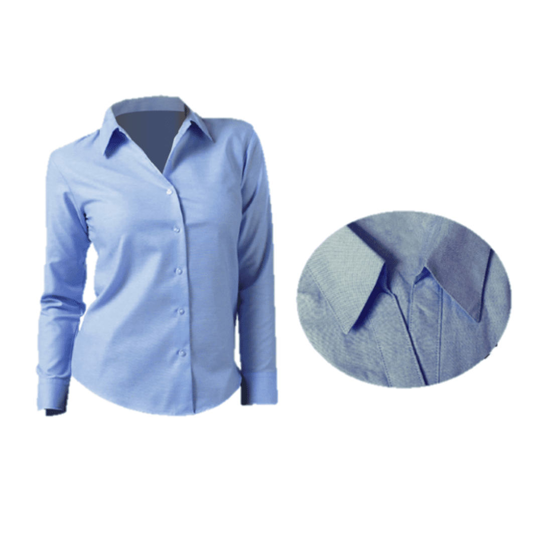 BLUSA OXFORD MANGA LARGA 70-30