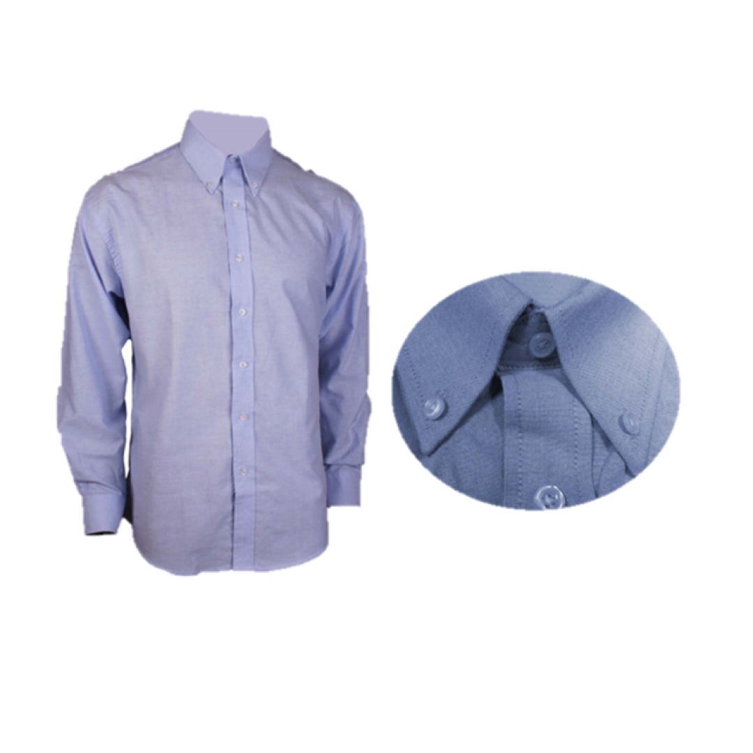 CAMISA OXFORD MANGA LARGA 70-30