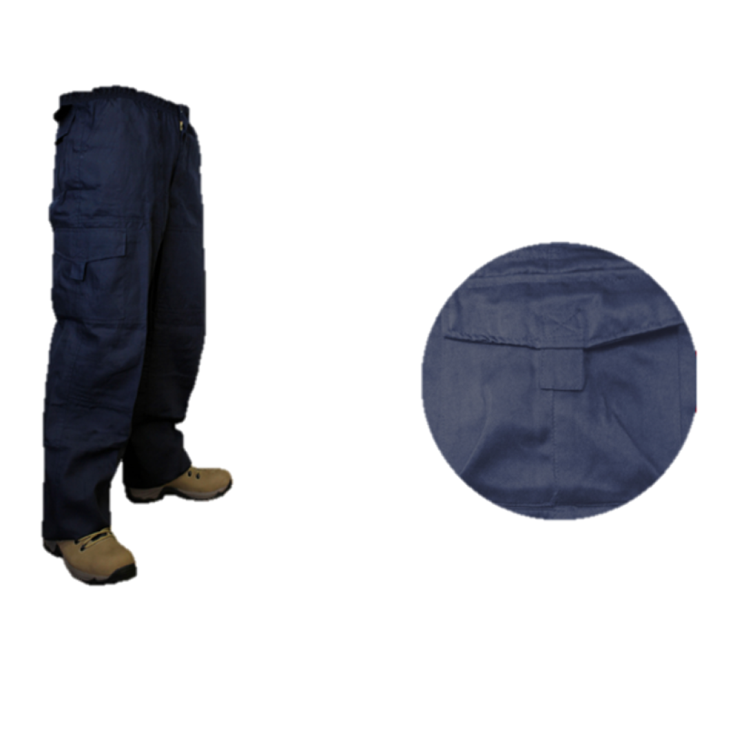 PANTALON CARGO DE GABARDINA