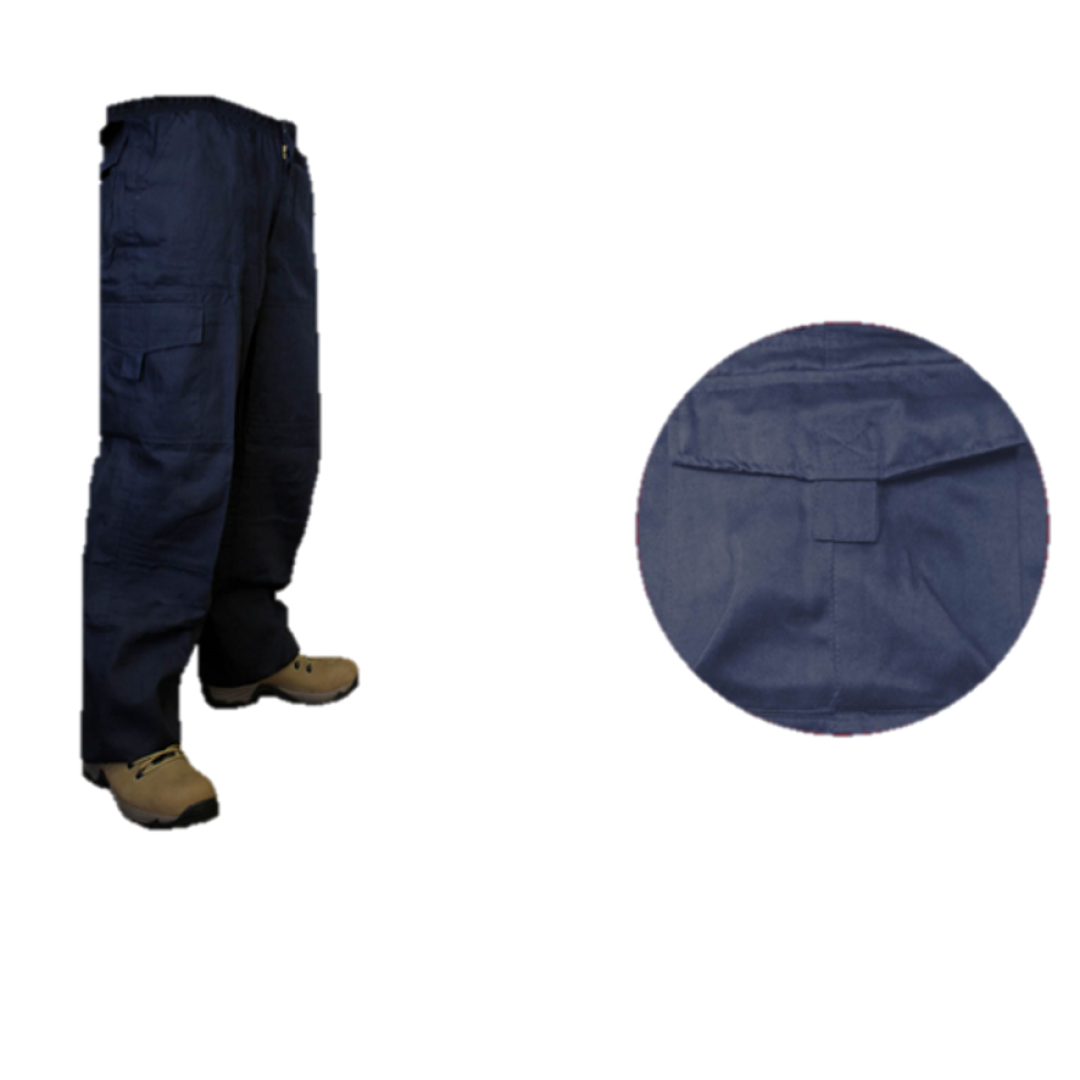 PANTALON CARGO DE GABARDINA CON FORRO POLAR 1