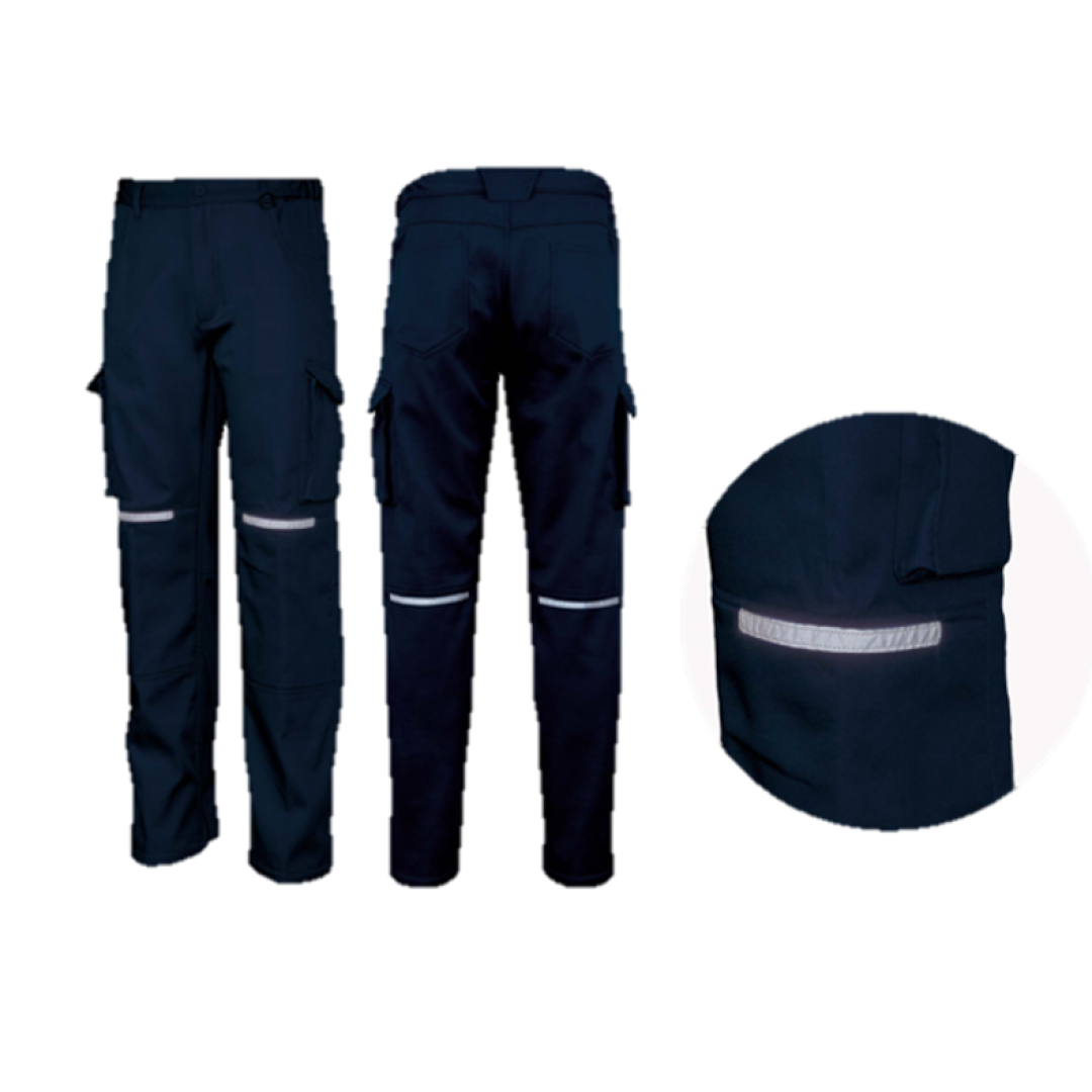 PANTALON CARGO DE GABARDINA CON FORRO POLAR