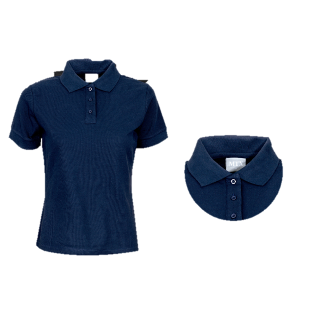 POLERA PIQUE MUJER MANGA CORTA 60-40